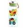 Home Tune 23oz Kids Water Bottle for School Boys BPA FREE Tritan Leak Proof Flip Top Lid Easy Clean Carry Handle Airplane Truck
