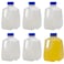 Cornucopia Brands 32oz Plastic Jugs 6Pack 1Quart 32Ounce Bottles wCaps for Juice Water Sports and Protein Drinks and Milk BPAFree