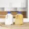 Cornucopia Brands 32oz Plastic Jugs 6Pack 1Quart 32Ounce Bottles wCaps for Juice Water Sports and Protein Drinks and Milk BPAFree