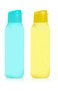 Tupperware Cool n Chic Eco Water Bottle 750 ml Yellow Reusable Spill Proof Convenient Stable Adult Sports General Use Plastic Square Rectangular