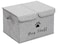 Brabtod Large Dog Toys Storage Box Canvas Storage Basket Bin Organizer with Lid Collapsible Linen Bin Ideal for Organizing Dog Cat Toys and pet stuffPP Boad17 x 12 x 10 Snow Gray