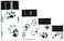 Tightpac America Tightvac Pawvacs Nested Sealed Pet Food and Snack Containers Clear with Black Paws Set of 4
