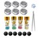 INNOYUMLIN Dog Scent Work Tins Training Kit Nose Work Containers Magnetic Dots Scent Work for Dogs Training Smell Aluminum Cans 6 tins4 Scent Work kit