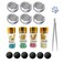 INNOYUMLIN Dog Scent Work Tins Training Kit Nose Work Containers Magnetic Dots Scent Work for Dogs Training Smell Aluminum Cans 6 tins4 Scent Work kit