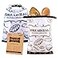 Ciciany Bread Bags 2 Packs Bread Bags for Homemade Roti Reusable Sourdough Storage Bag With Zipper Large Freezer Container Bread Boxes to Keep Roti Fresh
