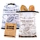 Ciciany Bread Bags 2 Packs Bread Bags for Homemade Roti Reusable Sourdough Storage Bag With Zipper Large Freezer Container Bread Boxes to Keep Roti Fresh