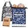 Seaury Kareen Bread Bag 2 Packs Reusable Sourdough Storage Bag With Zipper for Homemade Loaf Large Freezer Container Bread Box to Keep Bread Fresh Black L