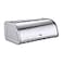 HILFA Stainless Steel Bread Box with Roll Up Lid For Easy Kitchen Counter Storage Bread Bin Holder175X115X75 inch BrushedSB3100BR