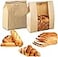 PONGHEI Large Paper Bread Bags for Homemade Sourdough Bread Packaging Bakery Bag for Gifting Label Seal Sticker Included 200 Pack
