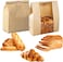 PONGHEI Large Paper Bread Bags for Homemade Sourdough Bread Packaging Bakery Bag for Gifting Label Seal Sticker Included 200 Pack