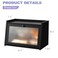 Wieghda Large Farmhouse Bread Box with Window Bread Storage Container for Kitchen Countertop Black