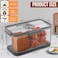Gifhomfix Bread Box Bread Boxes for Kitchen Counter Airtight Time Recording Bread Storage Container with Lid Bread Keeper for Homemade Bread Toast Bagel Donut and Cookies LARGE Dark Grey