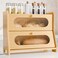 Stylstoreazy Bread BoxExtra Large 2Tier Bamboo Bread Box for Kitchen CountertopBread Storage Container with Magnetic Acrylic Door for Homemade BreadUnder CabinetPantry OrganizerNatural