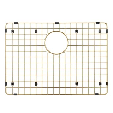 STARSTAR Sinks Protector Matte Gold 304 Stainless Steel Kitchen Sink Bottom Grid Rack 1925 x 1325
