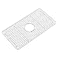 CIPOTAL 255 in x 135 in Centre Drain Sink Grid with Supersoft Silicone Feet in 304 Grade Stainless Steel