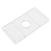 CIPOTAL 255 in x 135 in Centre Drain Sink Grid with Supersoft Silicone Feet in 304 Grade Stainless Steel