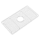 CIPOTAL 255 in x 135 in Centre Drain Sink Grid with Supersoft Silicone Feet in 304 Grade Stainless Steel