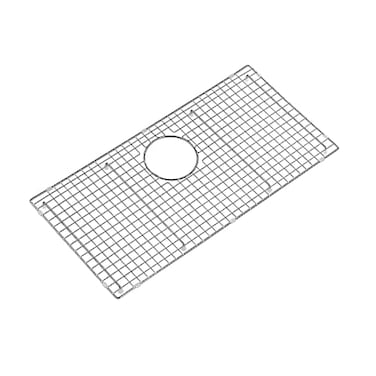 CIPOTAL 275 in x 135 in Rear Drain Sink Grid with Supersoft Silicone Feet in 304 Grade Stainless Steel