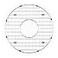 Houzer BG1800 Stainless Steel Wirecraft Bottom Sink Grid for Houzer Sink Models CF1830 SCF1830 Durable Sink Protector Rack for Dishes Utensils and Kitchen Accessories