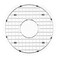 Houzer BG1800 Stainless Steel Wirecraft Bottom Sink Grid for Houzer Sink Models CF1830 SCF1830 Durable Sink Protector Rack for Dishes Utensils and Kitchen Accessories