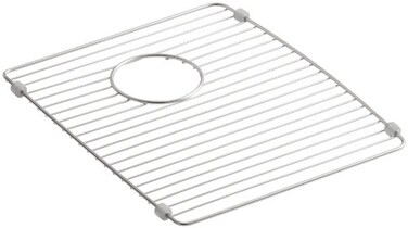 Kohler Deerfield Sink Left Basin Sink Rack Stainless Steel 1538 X 13116