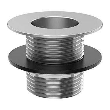 AA Faucet Stainless Steel Bar Sink Drain 1 Nominal Pipe Size 1 NPS Thread for 138 Sink Opening
