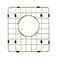 Starstar Sinks Protector Matte Gold 304 Stainless Steel Kitchen Sink Bottom Grid Rack 1125 L x 12 W