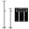 Snowtaros Undermount Sink Brackets Stainless Steel Undermount Sink Support 177311 Adjustable Support Pole Undermount Sink Repair Kit for Kitchen Bathroom 2 Pack