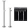 Snowtaros Undermount Sink Brackets Stainless Steel Undermount Sink Support 177311 Adjustable Support Pole Undermount Sink Repair Kit for Kitchen Bathroom 2 Pack