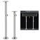 Snowtaros Undermount Sink Brackets Stainless Steel Undermount Sink Support 177311 Adjustable Support Pole Undermount Sink Repair Kit for Kitchen Bathroom 2 Pack