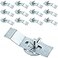 Enhon Sink Clips Kit 12 Pack Undermount Sink Clips Sink Mounting Kit Bracket Installation Repair Hardware Clips Fastener Support for Kitchen or Bathroom Sinks