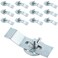 Enhon Sink Clips Kit 12 Pack Undermount Sink Clips Sink Mounting Kit Bracket Installation Repair Hardware Clips Fastener Support for Kitchen or Bathroom Sinks