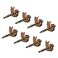 Lonsince Sink Clips 8 Pack KitStainless Steel Top Mount Kitchen Sinks ClipSink Brackets and SupportsHeavy Duty