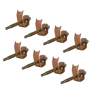 Lonsince Sink Clips 8 Pack KitStainless Steel Top Mount Kitchen Sinks ClipSink Brackets and SupportsHeavy Duty