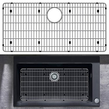 Granatan Sink Protectors for Kitchen Sink Stainless Steel Protective Grid 27 12 x 13 12 Sink Rack for Bottom of Sink