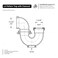 Highcraft 33537LA Pattern Trap with Drain Plug for Tubular Drain Applications 112 in IPS x 114 in Brass Chrome Plated