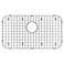 STARSTAR Sinks Protector Matte Black 304 Stainless Steel Kitchen Sink Bottom Grid Rack 26 x 14375 Hole Top