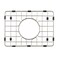 Starstar Sinks Protector Stainless Steel Kitchen Sink Bottom Grid Rack 1125 x 825