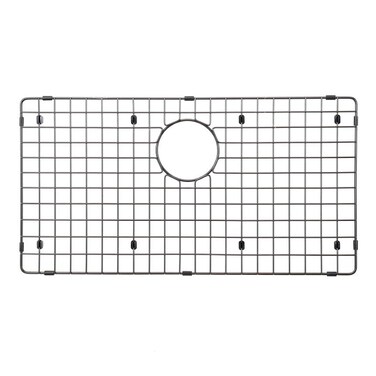 Starstar Sinks Protector Matte Black 304 Stainless Steel Kitchen Sink Bottom Grid Rack 26 L x 14 W