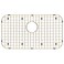 Starstar Sinks Protector Matte Gold 304 Stainless Steel Kitchen Sink Bottom Grid Rack 26 L x 14 W Hole Top