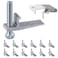 Dreyoo 12 Pack Sink Clips for Countertop Sinks Heavy Duty J Channel Mounting Clips for Drop In Installation Adjustable Hardware for Thick Countertops up to 2 51mmClassic Style