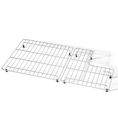 jkxoo 2618 x 1476 K6449ST Sink Protector Grid Stainless Steel Sink Racks for Kohler Sink Rack Whitehaven 5827 and K5826 Includes Left and Right Racks Farmhouse Sink Protector