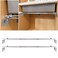 TYESTAND CPT4pro Upgrade Undermount Sink Brackets Stainless Steel Adjustable Supports with 4 Antibulging Kit for Heavy Duty Undermount Kitchen Sink 4763119160cm