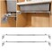 TYESTAND CPT4pro Upgrade Undermount Sink Brackets Stainless Steel Adjustable Supports with 4 Antibulging Kit for Heavy Duty Undermount Kitchen Sink 4763119160cm