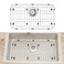 DPZM 23 x 13 Stainless Steel Sink Grid Sink Protectors for Kitchen Sink Sink Protector with Rear Drain for Single Sink Bowl Sink Bottom Grid Sink Grate for Bottom with Sink Strainer