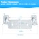 DONFON 3824301120A Steel Hanging Bracket Wall Hung Sink Bracket for WallMounted Sink Featuring Multiple Holes for Securing the Threaded Stud Backplate 2 Pack