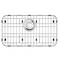 jkxoo 23 x 13 Sink Protectors for Kitchen Sink Stainless Steel Kitchen Sink Protector Sink Grate for Bottom of Kitchen Sink with Rear Drain Sink Grid for Single Bowl Kitchen Sink