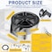 ZhiQToes Glass Rinser and Cup Washer for Sink 360 Rotating Spray Nozzle with PullOut Design Bottle Cleaner Tilted Base Prevents Splashing Kitchen Sink Accessories for Home Bar Easy InstallBlack