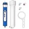 Membrane Solutions 100 GPD RO Membrane Reverse Osmosis Membrane with Membrane Housing Replacement for Under Sink Home Drinking RO Water Filter System Wrench14 QuickConnect FittingsCheck Valve