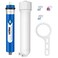 Membrane Solutions 100 GPD RO Membrane Reverse Osmosis Membrane with Membrane Housing Replacement for Under Sink Home Drinking RO Water Filter System Wrench14 QuickConnect FittingsCheck Valve